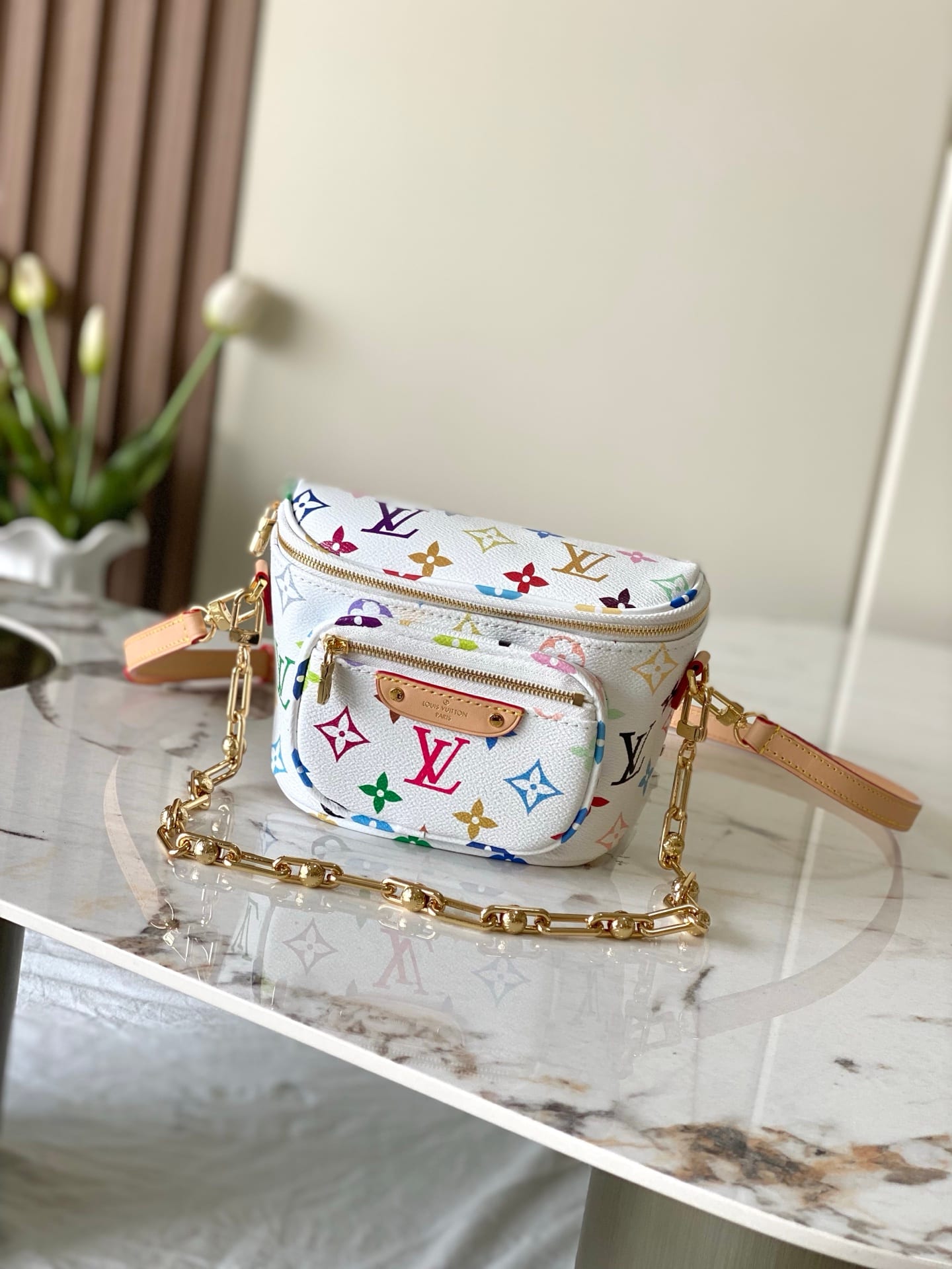 LV x TM Mini Bumbag detail 1